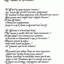 poème de Johann Wolfgang von Goethe