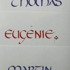 calligraphie de prénoms